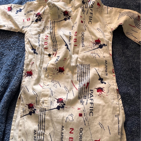 Indian Attire - Pyjamas & Printed Kurta - Picture 3 of 3